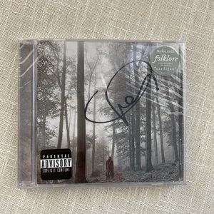 Autographed Taylor Swift Folklore CD